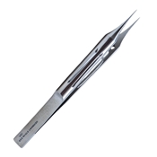 Suture Forcep 0.12mm 1x2 Teeth With Platforms Teeth Set At 90 Degrees On An  Ergonomic Fenestrated Handle Overall Length 4 1/8" (105mm)  